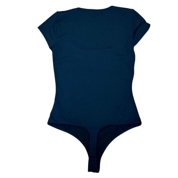 Free People Women's Square Eyes Bodysuit in Black Size Small - Picture 5 of 9